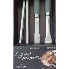 Humos Set Herramientas Asador Inox. Caja