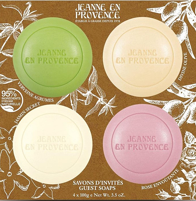 Jeanne en Provence Jabones 4x100grs.