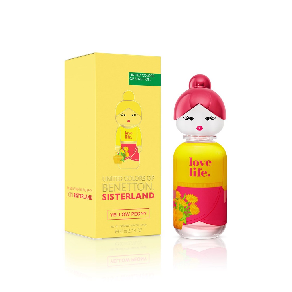 Benetton Sisterland Yellow Peony EDT 80ml